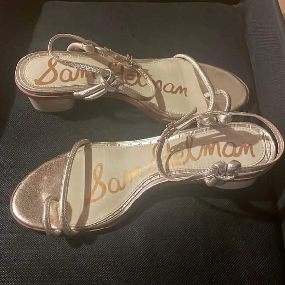 Sam Edelman Gold Sandals - Picture 2 of 14